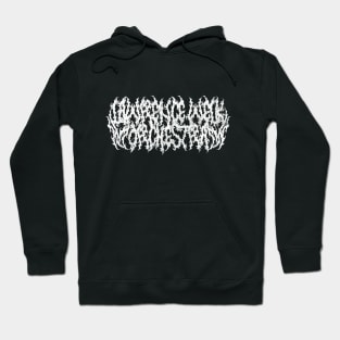 Lawrence Welk Orchestra black metal logo (white) Hoodie